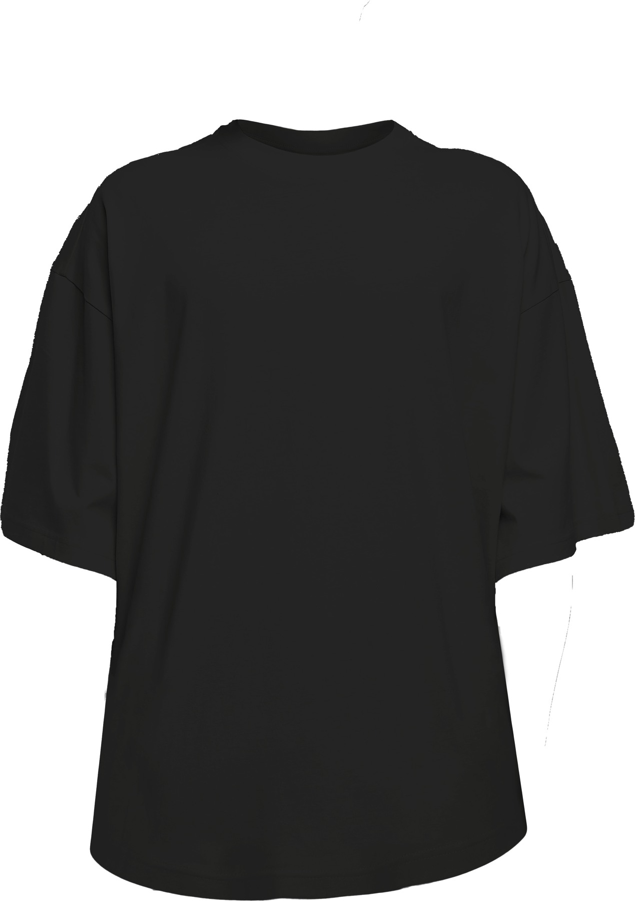 Foundry A3 graphic tee in Black, front view