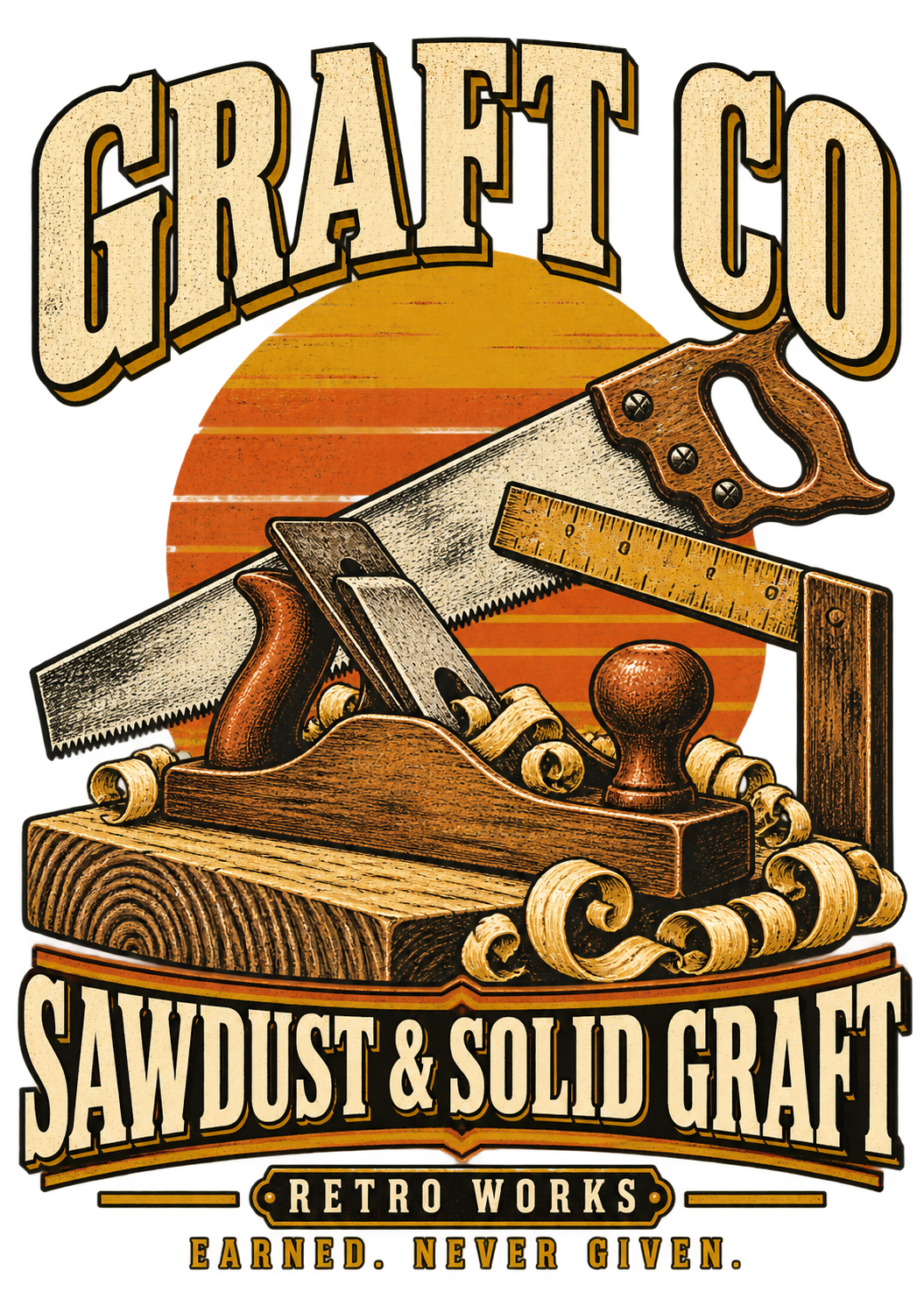 Sawdust & Solid Graft front artwork